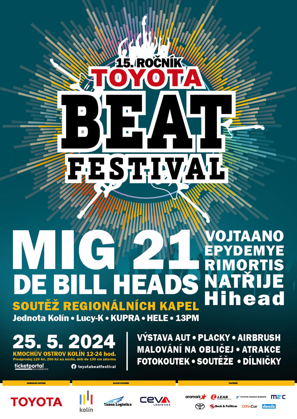 Patnáctý Toyota Beat festival nově i na Karlově náměstí