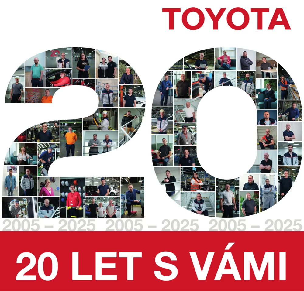 Společnost Toyota Motor Manufacturing Czech Republic s.r.o. slaví 20. výročí zahájení výroby