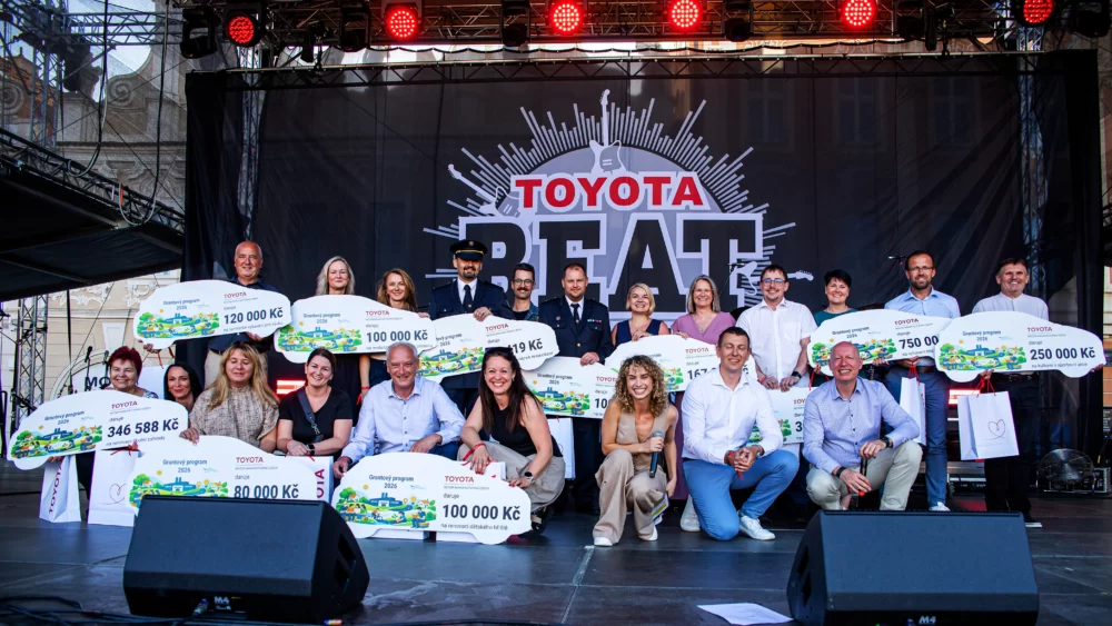 Šestnáctý Toyota Beat Festival zaplnil Kolín hudbou, Toyota podpořila region granty za více než 2,3 milionu korun
